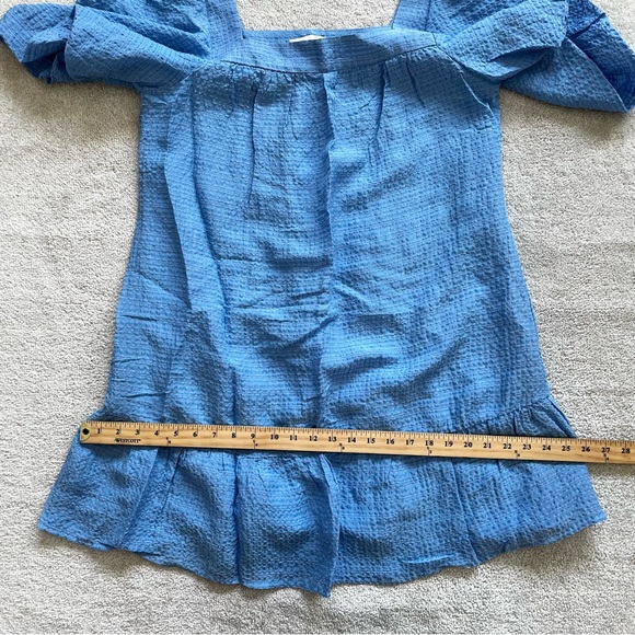 MARIE OLIVER SQUARE NECK PUFF SLEEVE LINED DRESS PRETTY FEMININE TRENDY DAINTY - Picture 8 of 10